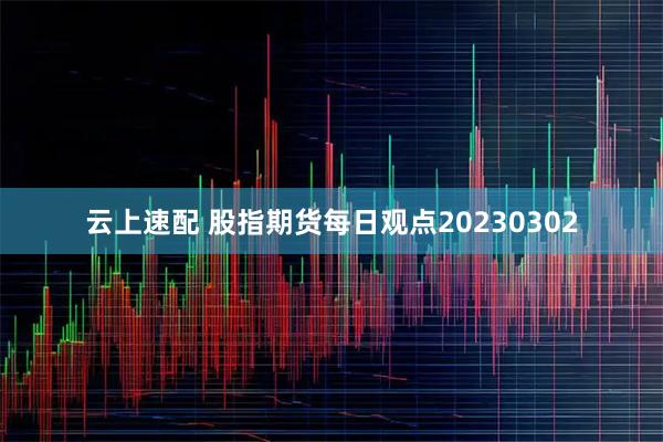 云上速配 股指期货每日观点20230302