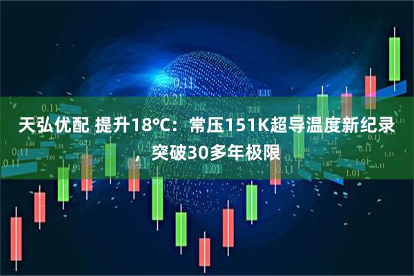 天弘优配 提升18℃：常压151K超导温度新纪录，突破30多年极限