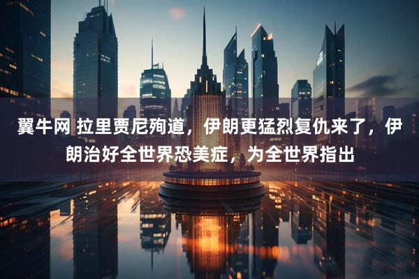 翼牛网 拉里贾尼殉道，伊朗更猛烈复仇来了，伊朗治好全世界恐美症，为全世界指出