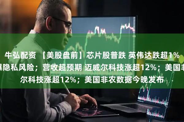牛弘配资 【美股盘前】芯片股普跌 英伟达跌超1%；Meta AI眼镜曝隐私风险；营收超预期 迈威尔科技涨超12%；美国非农数据今晚发布
